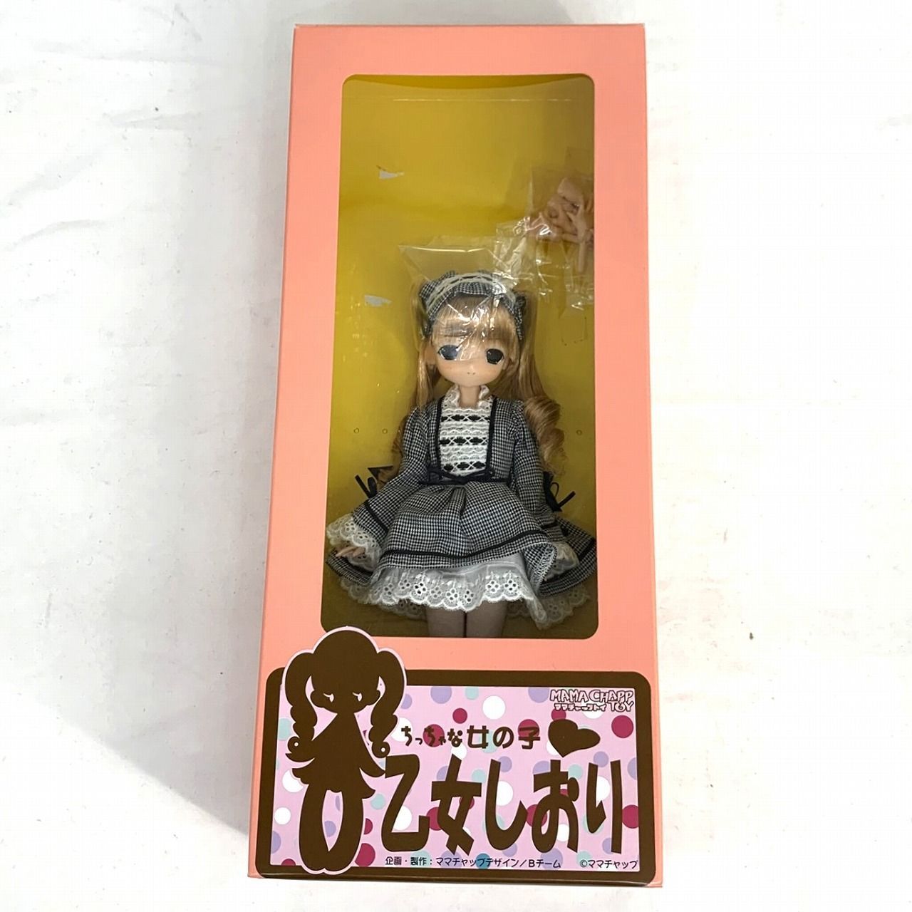 ドール】ママチャップトイ ちっちゃな女の子 乙女しおり 千鳥格子 