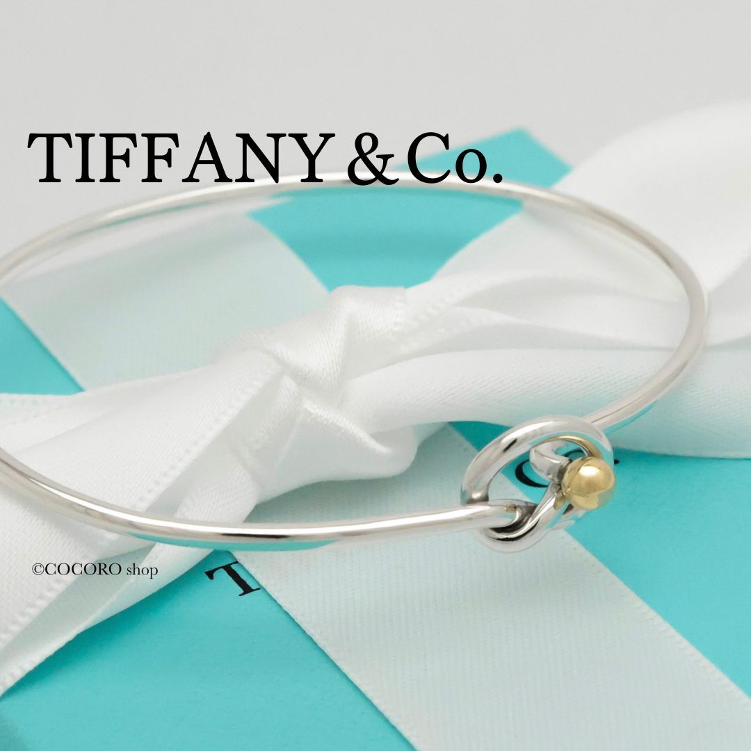 美品】ティファニー TIFFANY&Co. ラブノット バングル