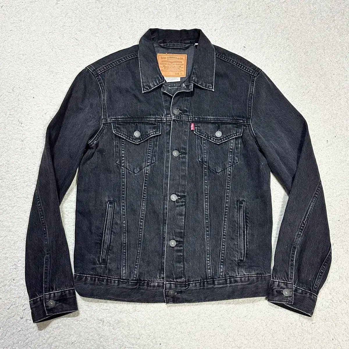 LEVI S リーバイス ブラックデニム デニム ジャケット m