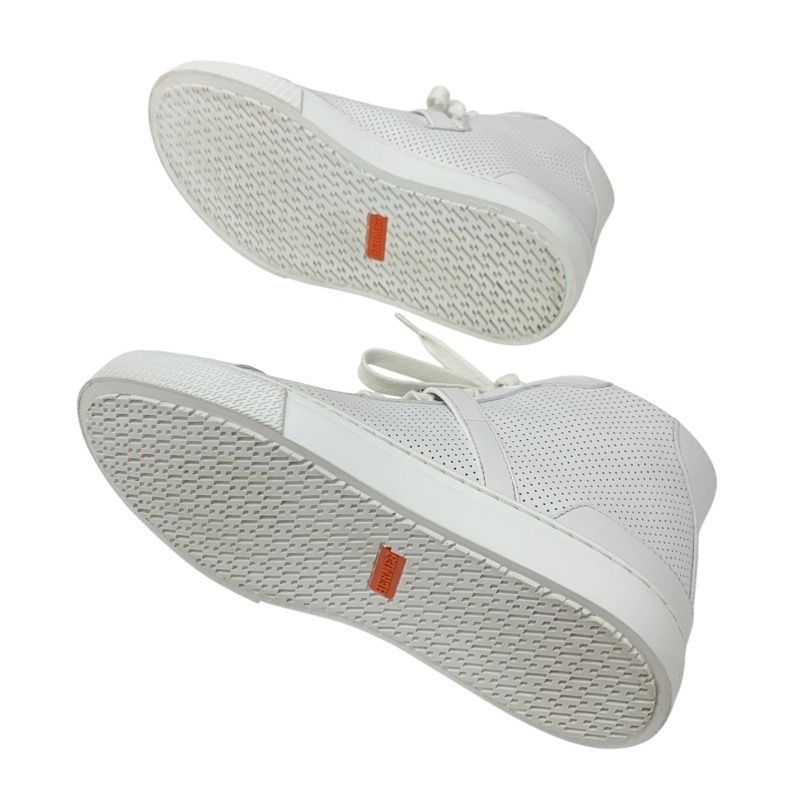 エルメス　HERMES ホワイトレザー スニーカー 金具　デイ 楽天市場】≪Brand new≫ HERMES DAY Leather Sneaker White