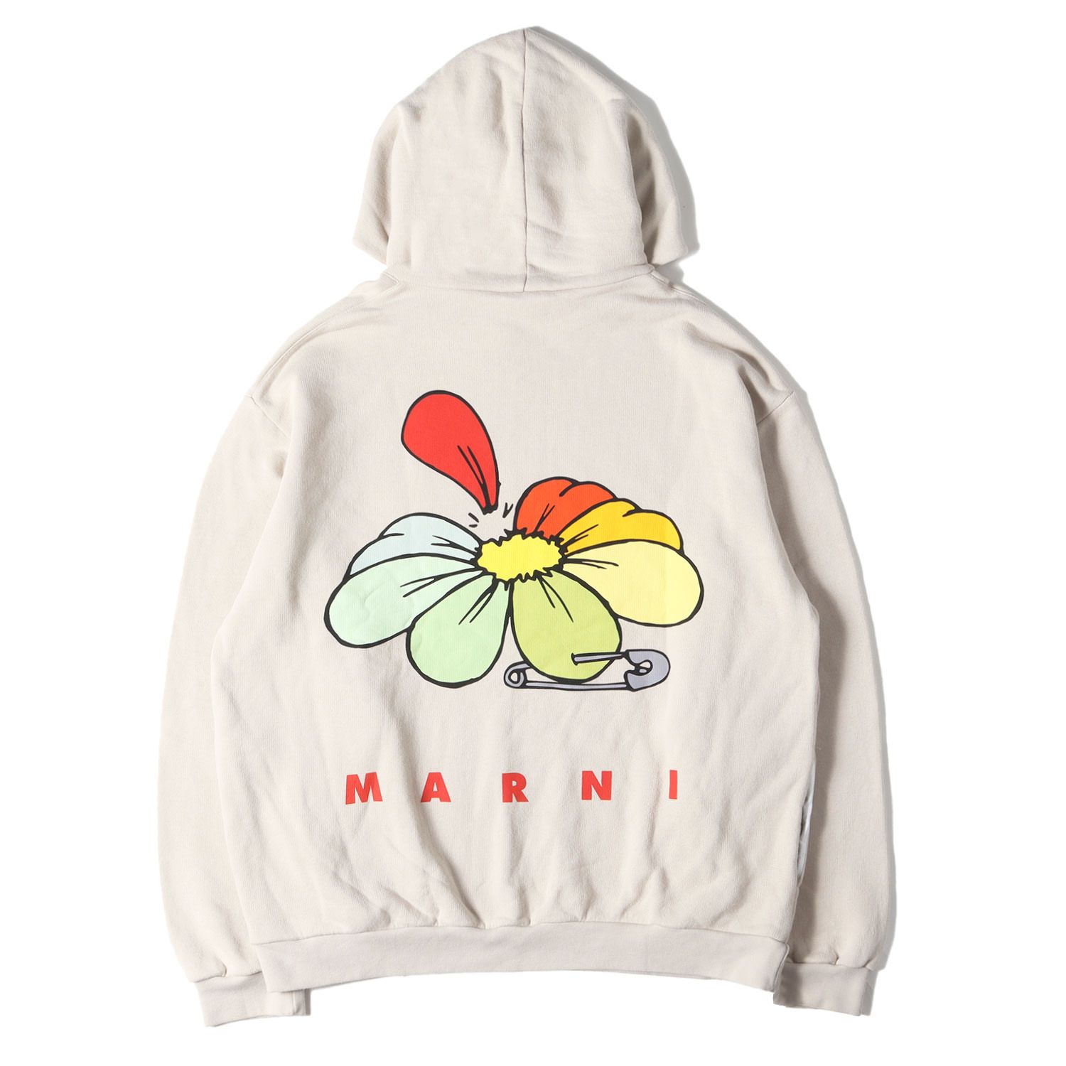 MARNI マルニ パーカー サイズ:48 バック フラワー ロゴ MARNI マルニ パーカー サイズ:48 バック フラワー ロゴ
