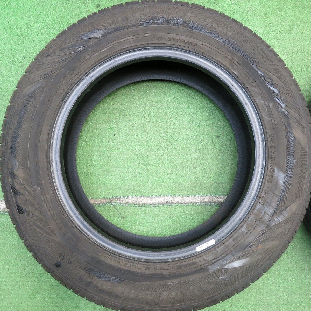 バリ溝！23年！9分☆195/65R15 オートバックス Maxrun Efficia
