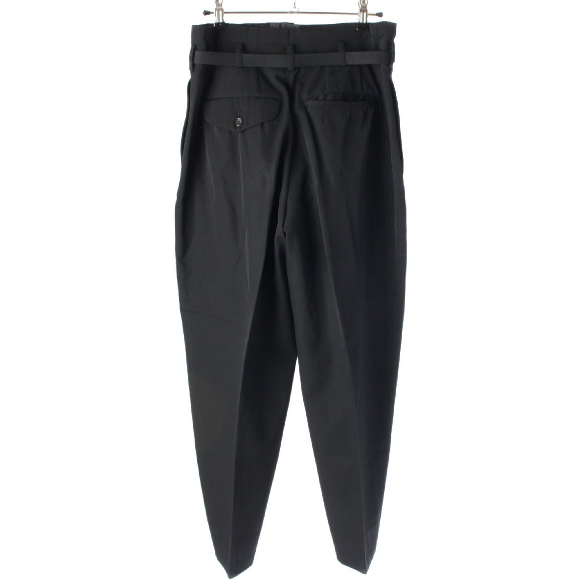 美品　コムデギャルソン　ウールスラックス　BLACK 2008年製　Ｓ コムデギャルソン ヴィンテージ ウールパンツ スラックス 黒 M □GY09
