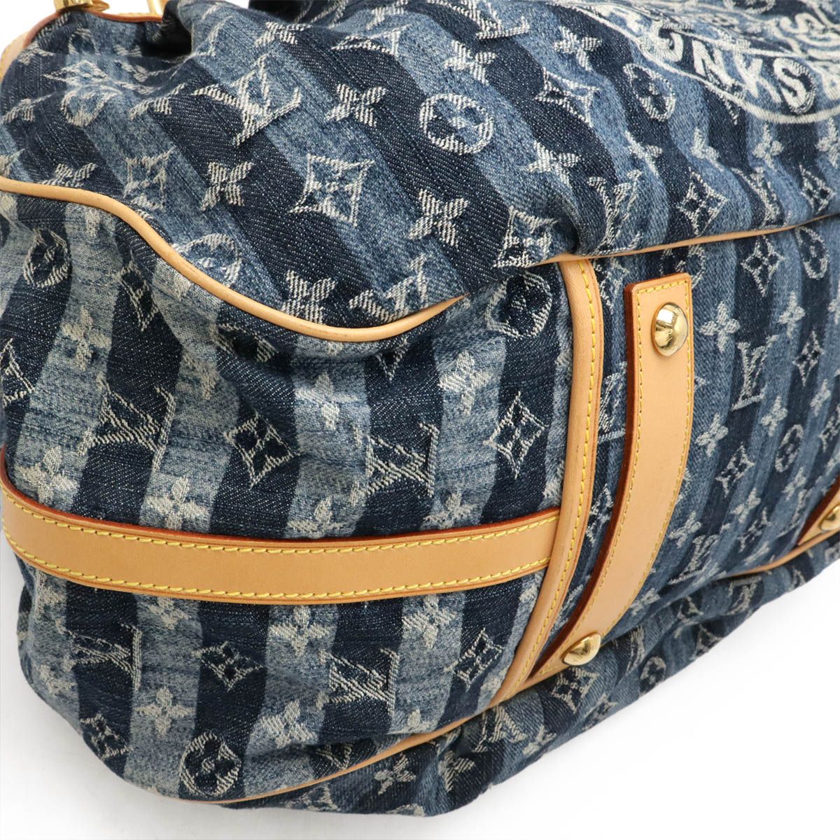 ヴィトン　デニムトート　カバ LOUIS VUITTON ルイ ヴィトン モノグラムデニム カバ レイエGM