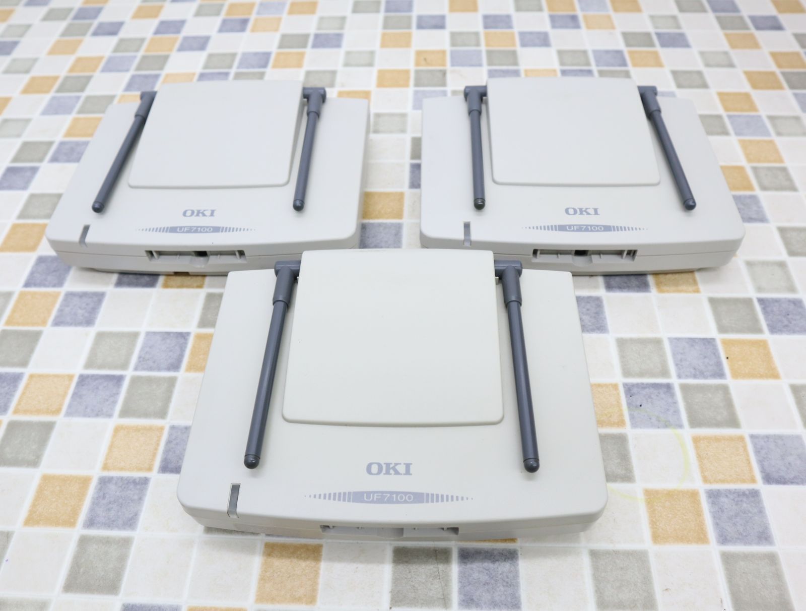 11台】OKI 沖電気 PHSコードレス増設接続装置 UF7100 アンテナ 楽天