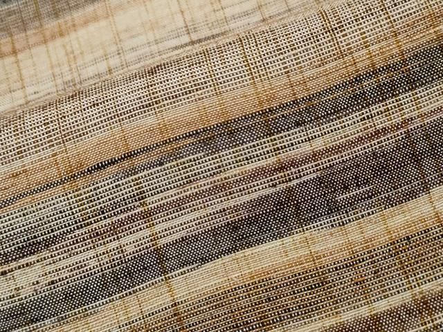 平和屋着物▽上質な紬　単衣　横段文　正絹　逸品　CAAW0841ng 平和屋着物▽上質な紬 単衣 横段文 正絹 逸品 CAAW0841ng - メルカリ