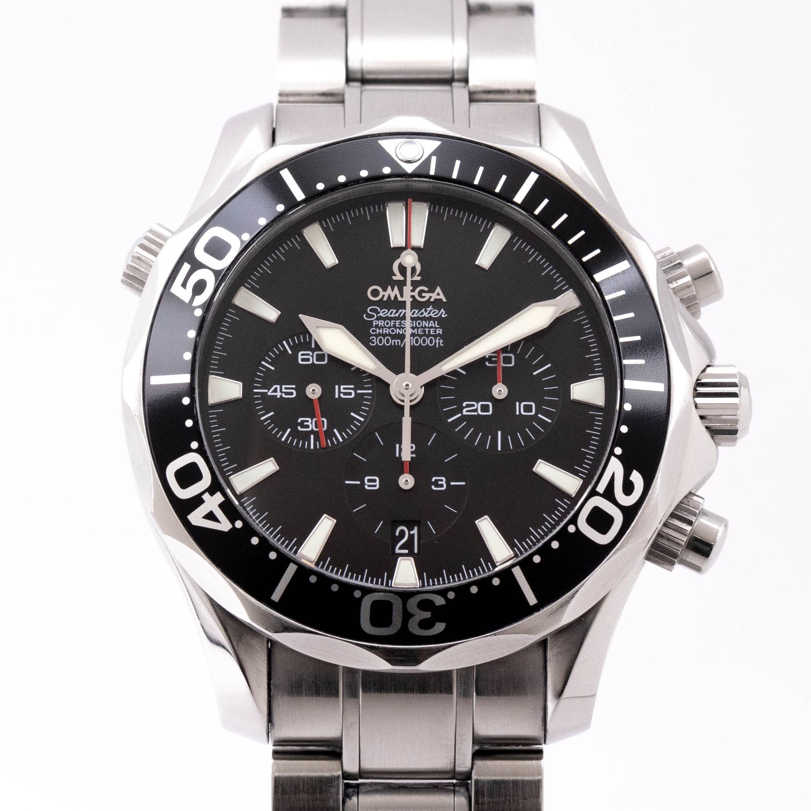 オメガ OMEGA シーマスター300 2594.52 OMEGA Seamaster Diver 300M  自動巻き 腕時計 メンズ・ユニセックス 黒