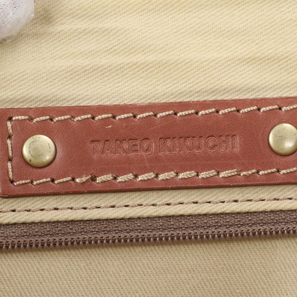 美品 タケオキクチ レザー 2WAY ビジネス バッグ 斜め掛け