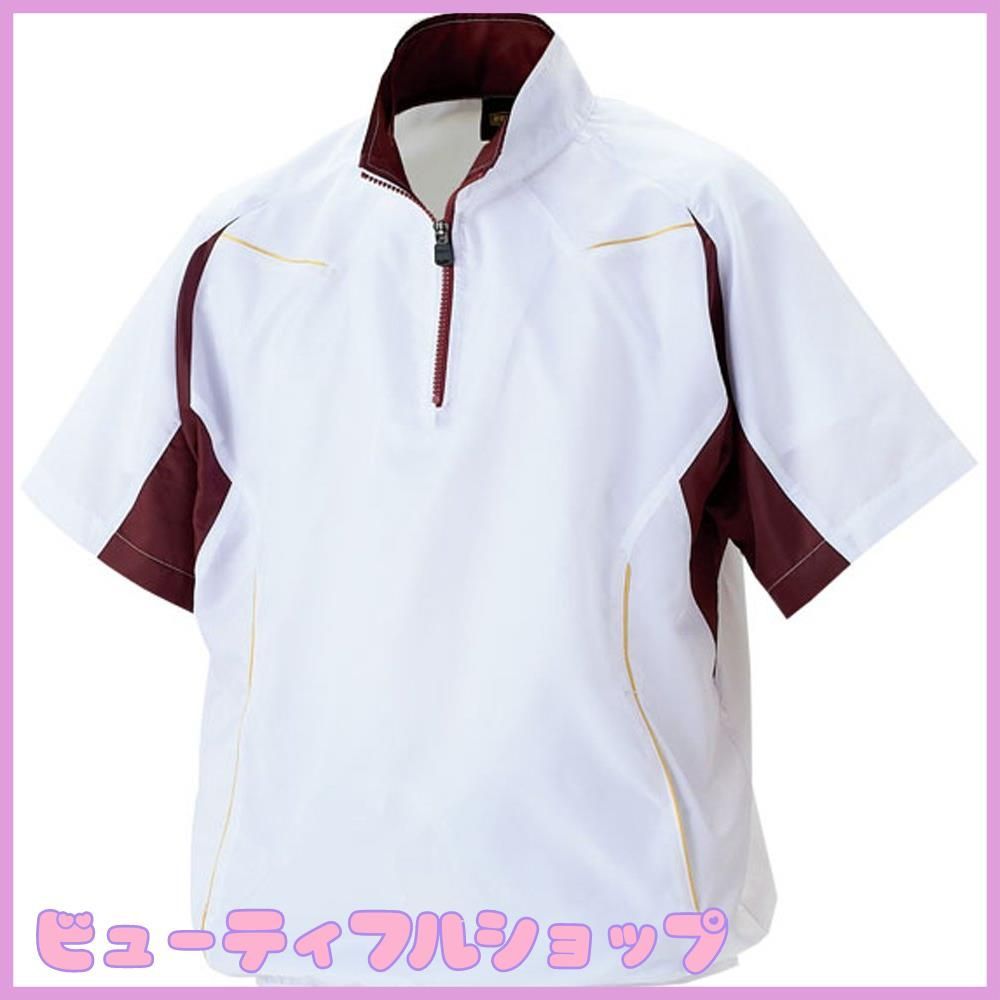 【特価】ZETT(ゼット) 野球 ハーフジップジャンパー (半袖・ハーフジップ) BOV515H