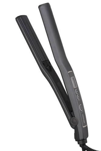 Color ブラック_Size 35×287×35mm テスコム ヘアアイロン ストレートアイロン 26mm 海外対応 温度調整|メモリー 自動OFF 開閉ロック ラク抜きプラグ ブラック TS460A-K