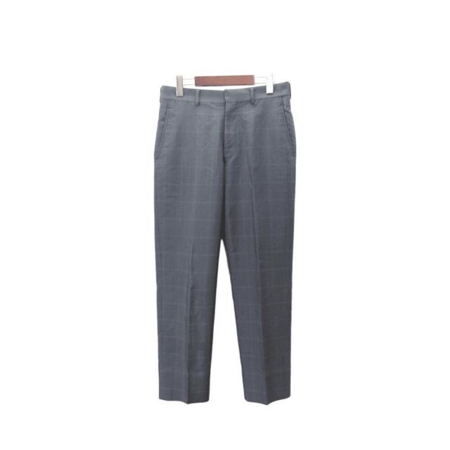 COMME des GARÇONS HOMME DEUX GLENCHECK TAPERED SLACKS GRAY