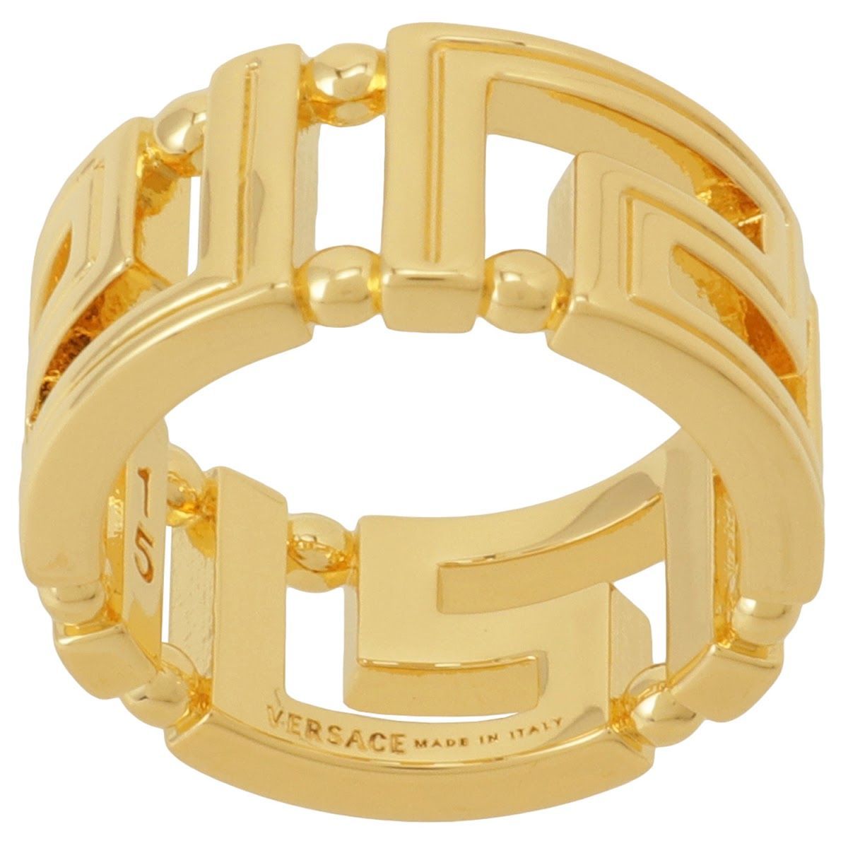 ヴェルサーチ VERSACE グレカモチーフ リング ヴェルサーチ VERSACE グレカモチーフ リング - メルカリ