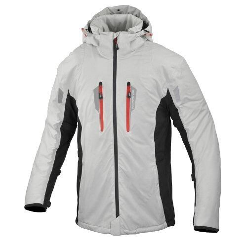 5営業日で発送 コミネ JK-620 Stretchable Pop-up WP Over JKT 品番 07-620 Light Grey Black サイズ M
