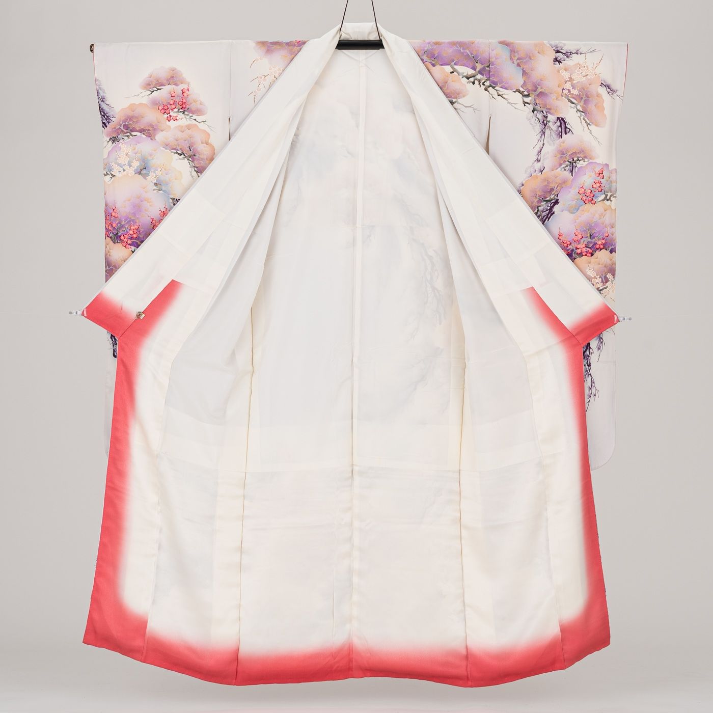 平和屋着物○豪華振袖 絞り 檜扇花文 正絹 逸品 AABA1241ph 平和屋着物