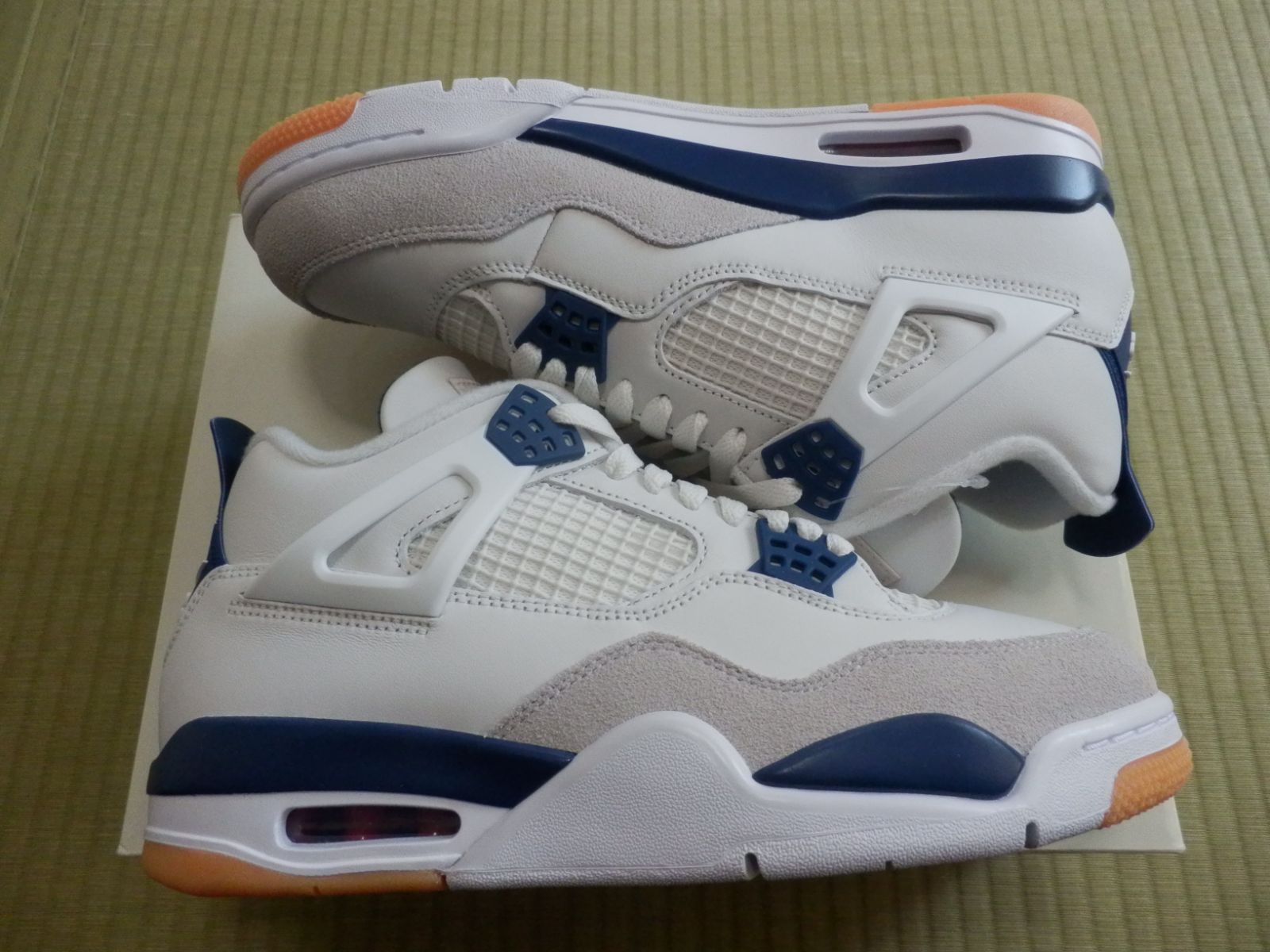 26.5cm】Nike SB Air Jordan 4 White Navy|mercariメルカリ官方指定 