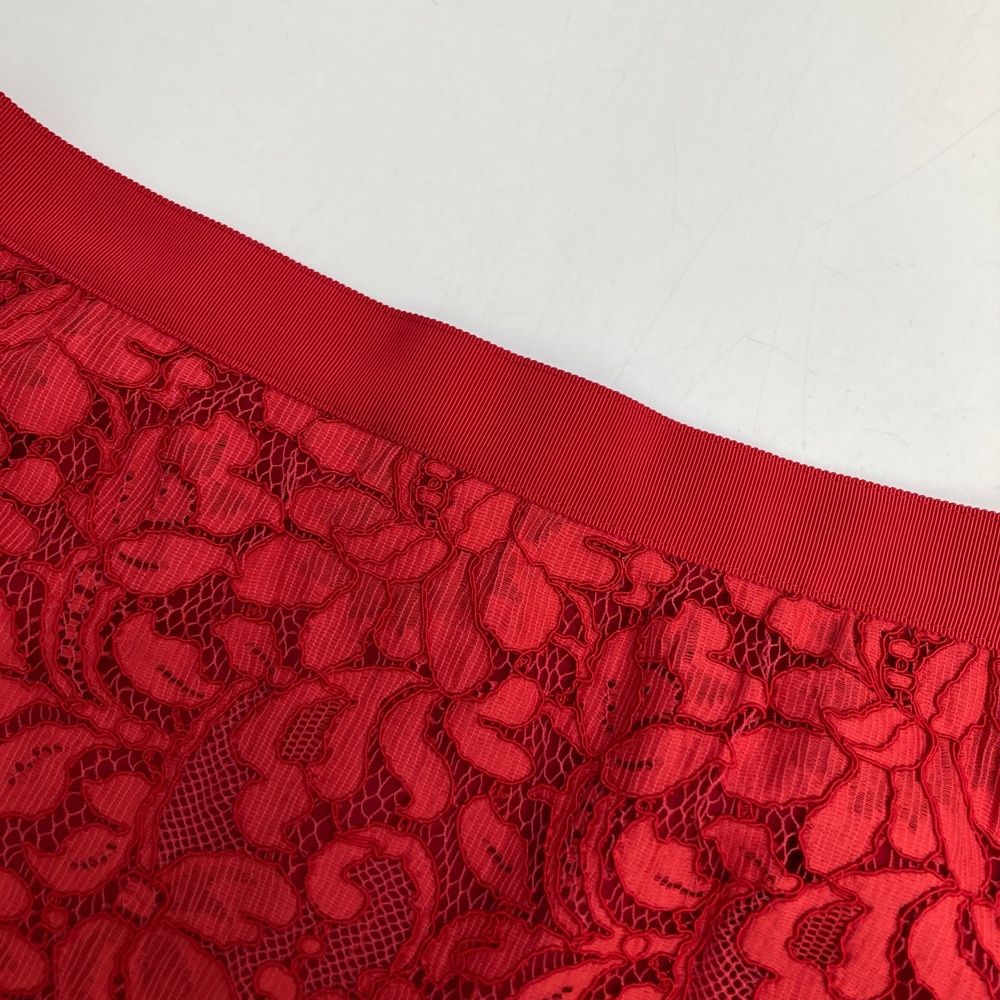 ANAYI アナイ フラワーラッセル レーススカート レッド系 36