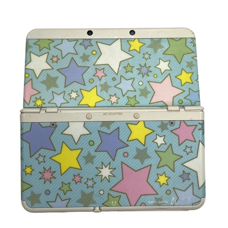 ニンテンドー3DS - Nintendo 任天堂 Newニンテンドー 3DS KTR-001 ゲーム機本体 ホワイト / きせかえプレート カラフルスター ジャンク 【現状品】 52508K41 Nintendo 任天堂 Newニンテンドー 3DS KTR-001 ゲーム機本体