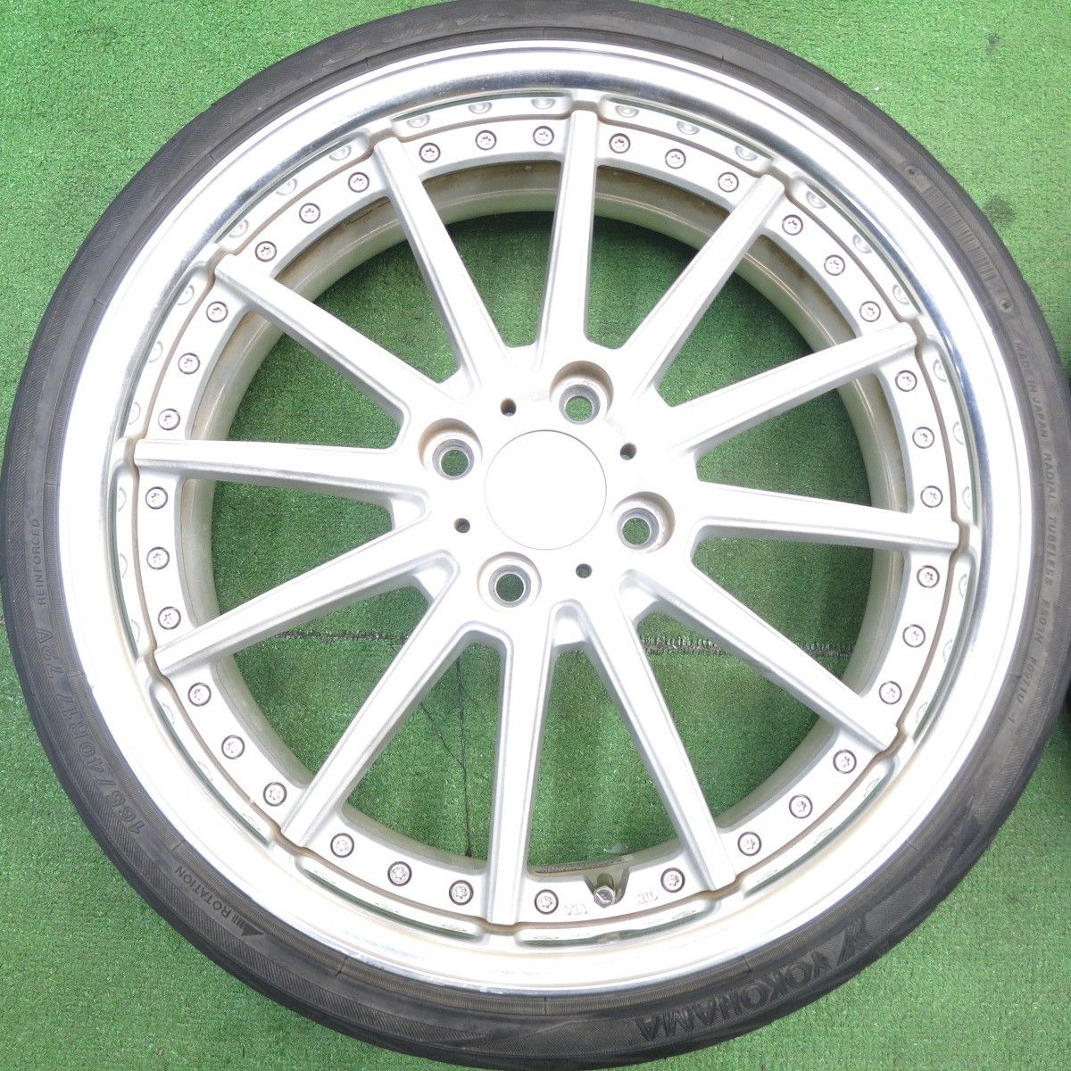 バリ溝！21年！9.5分WORK RIZALTADO 165/40R17 ヨコハマ DNA S.drive 