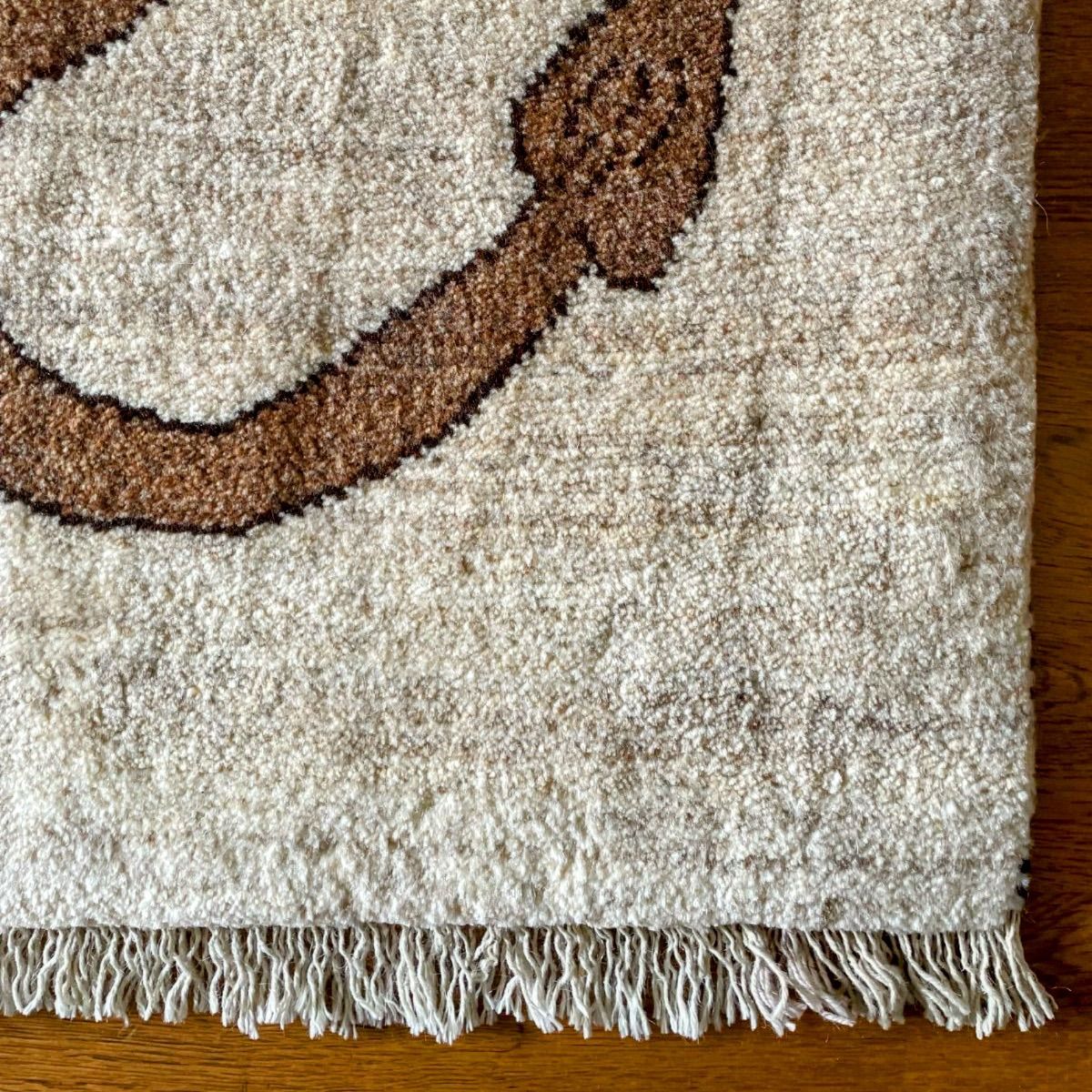 ギャッベライオン 本物 手織り ペルシャ ロリバフ ブランド ギャベ