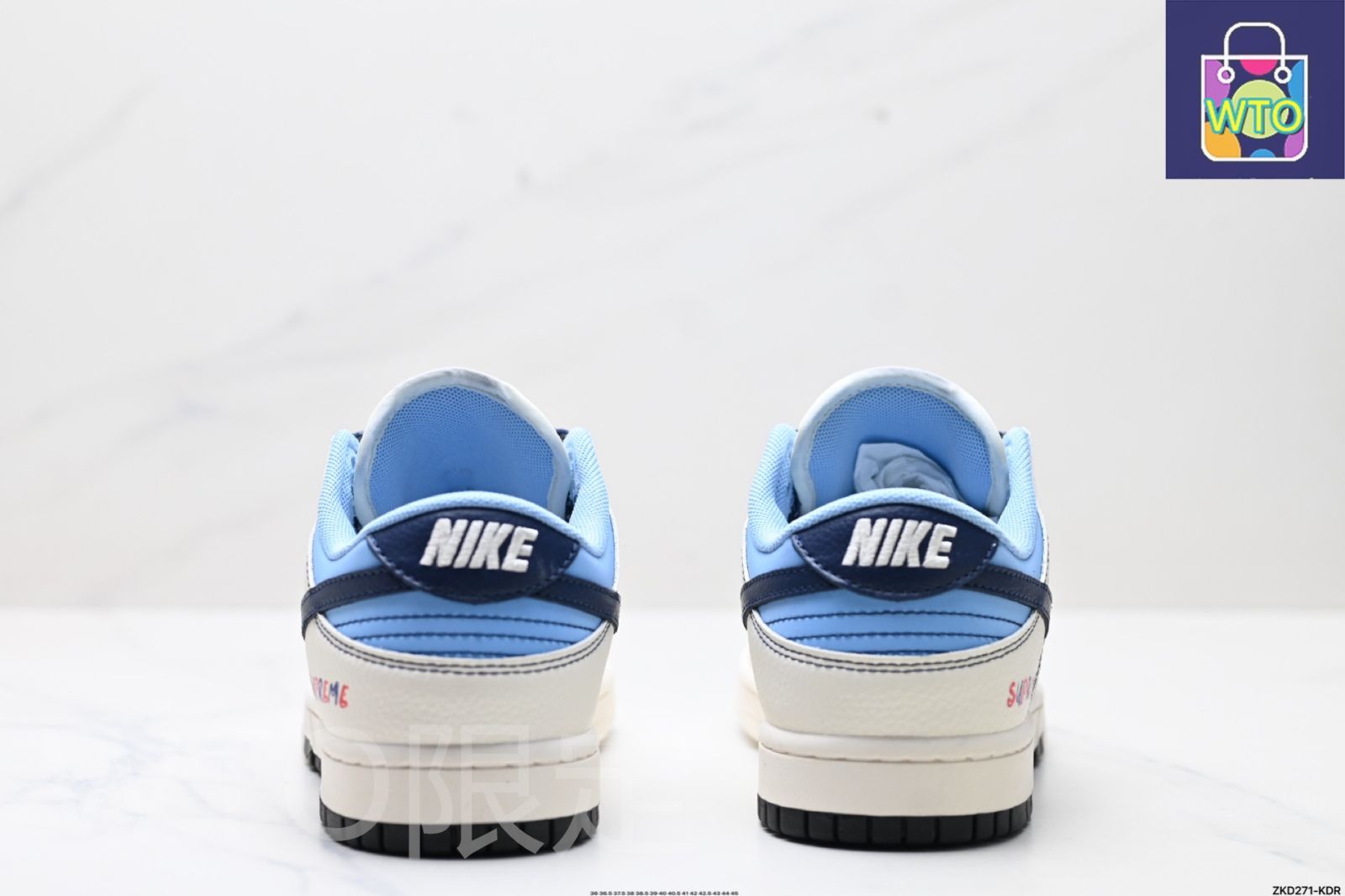 全新未使用Nike Dunk Low x Supreme コラボ スケートボード
