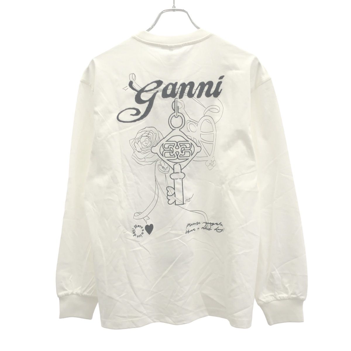 GANNI ガニー 25SS Re-cut Heavy Jersey Charm Long Sleeve ロング