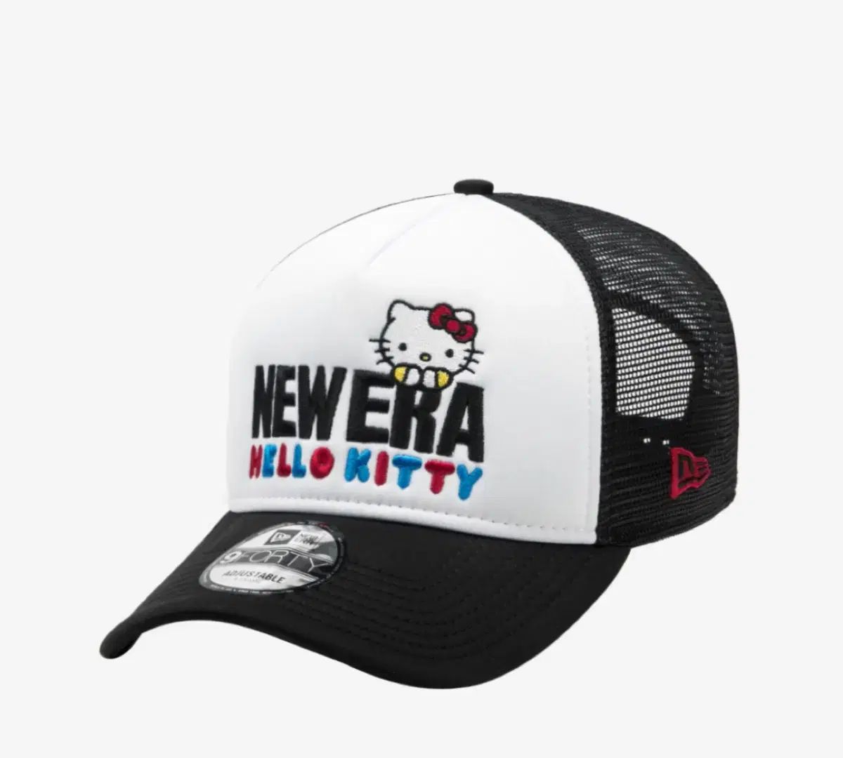NEW ERA ニューエラ こんにちは hello kitty ハローキティ A フレーム トラッカー ボールキャップ ブラック