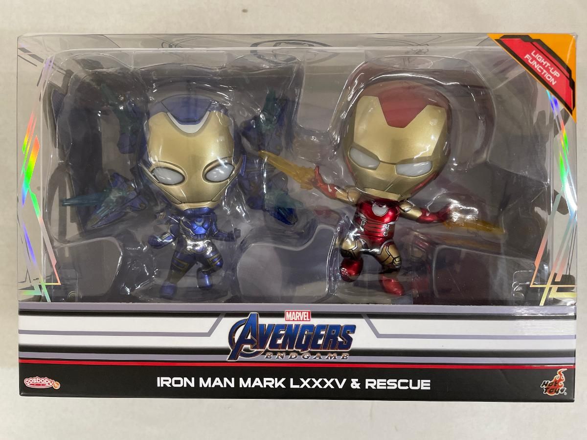 未開封】アイアンマン・マーク85(飛行版)＆レスキュー(飛行版) 2体