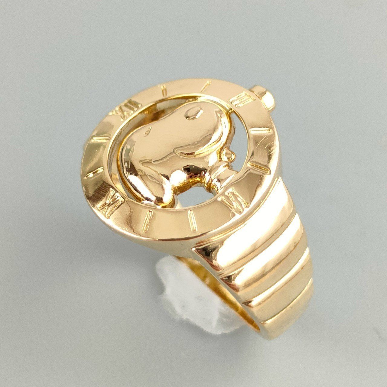スヌーピー 指輪 リング UFS SV925 シルバー K18 18金 ダイヤ0.25ct 