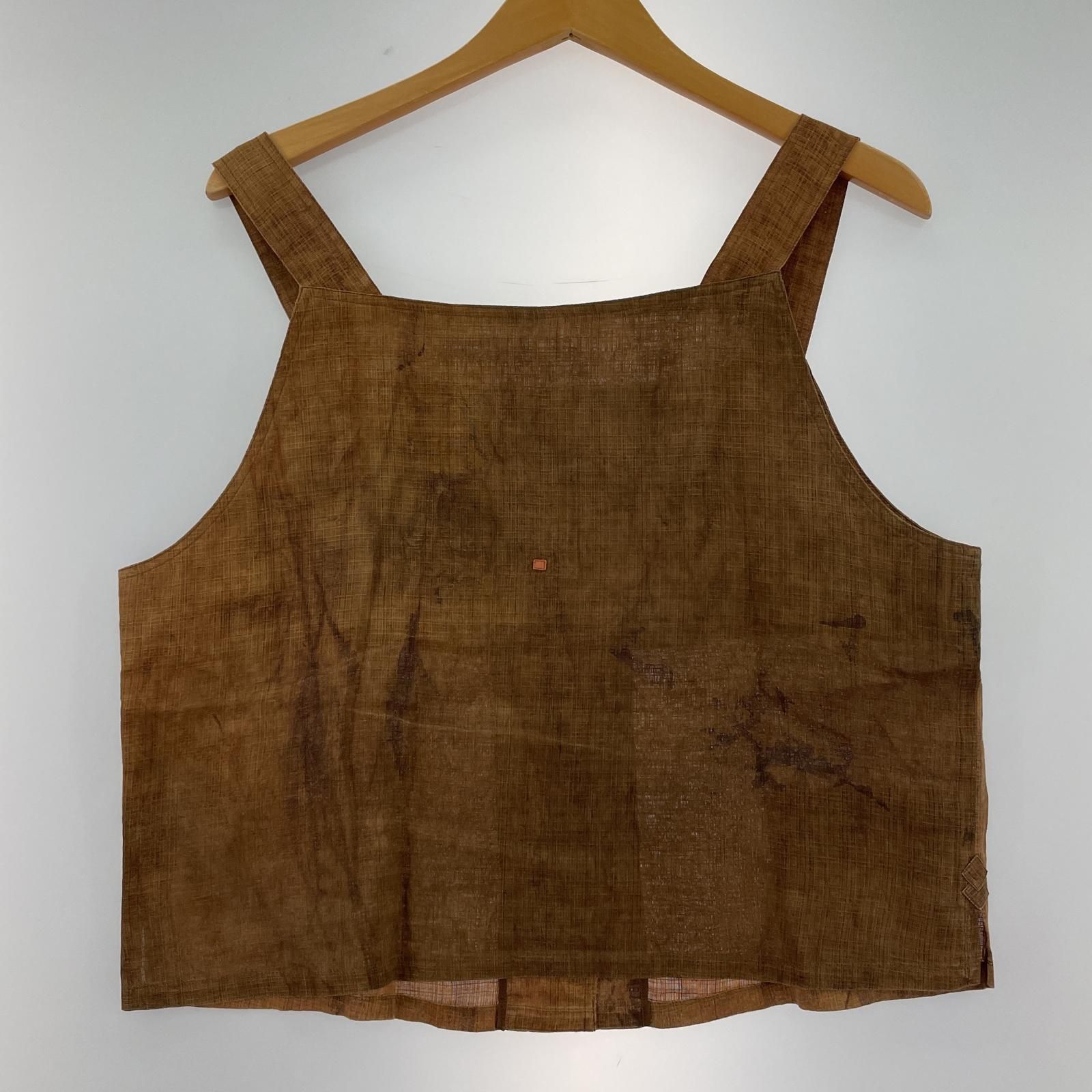 洋服作家　今尾知子　柿渋創作服 今尾知子製作服 柿渋染カットソー size表記なし/ブラウン 洋服作家今尾