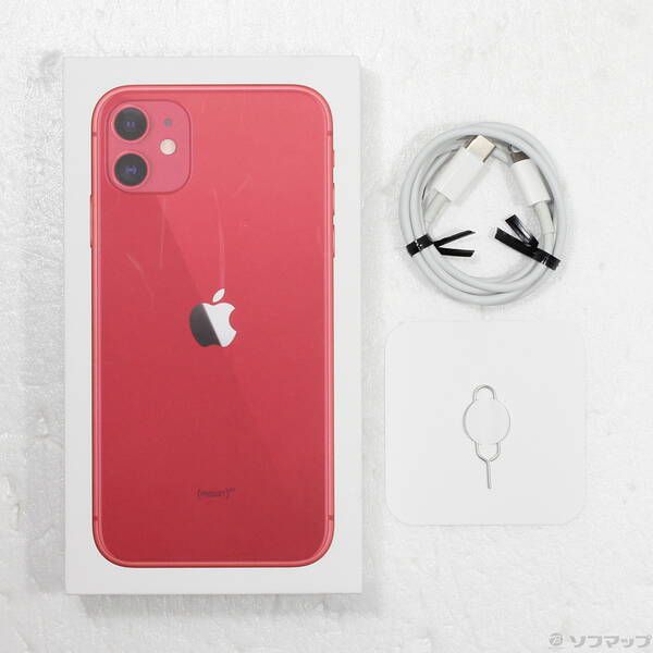 品〕 iPhone11 64GB プロダクトレッド MHDD3J／A SIMフリー【344