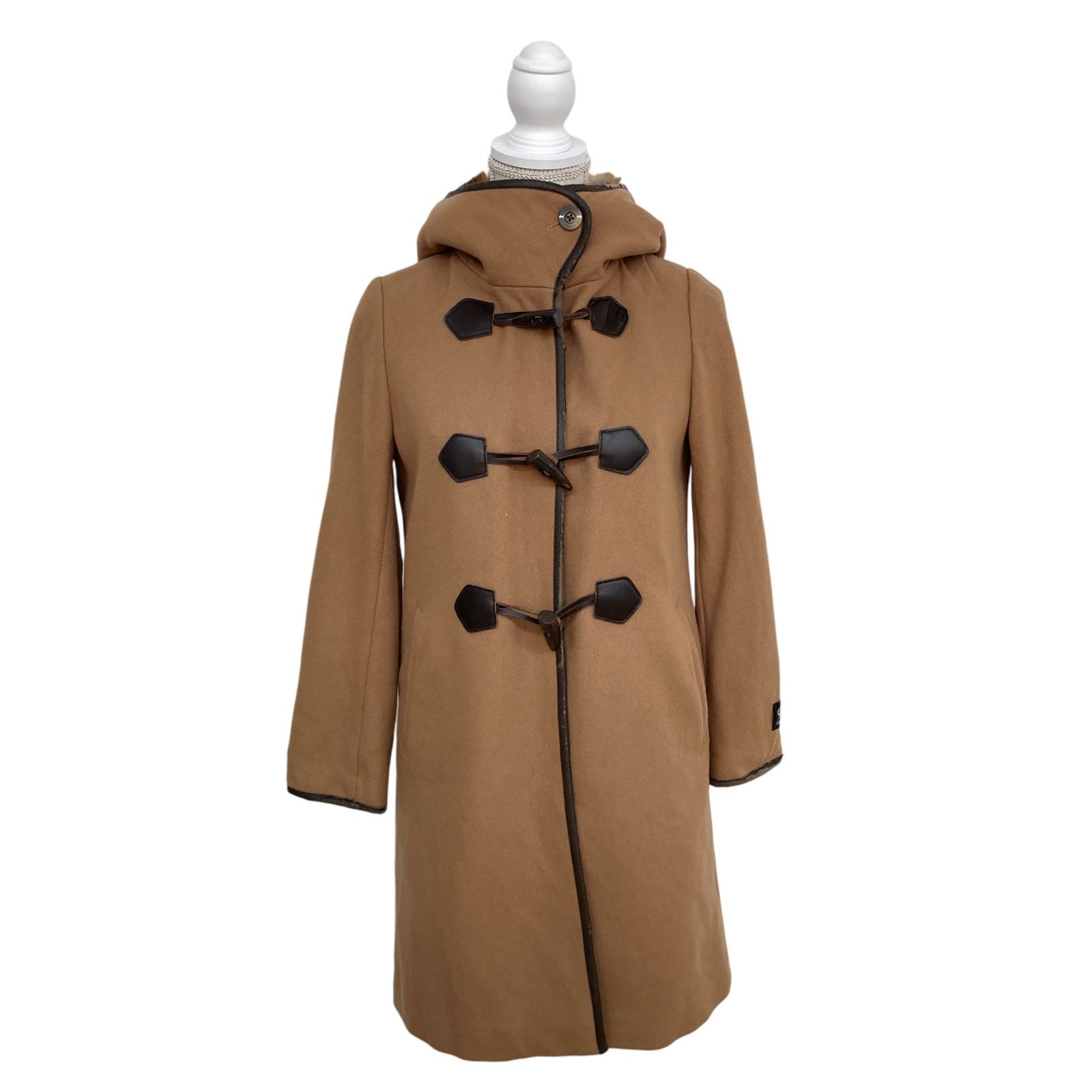 BEAUTY-YOUTH ビューティー＆ユース ブラウン ダッフルコート S