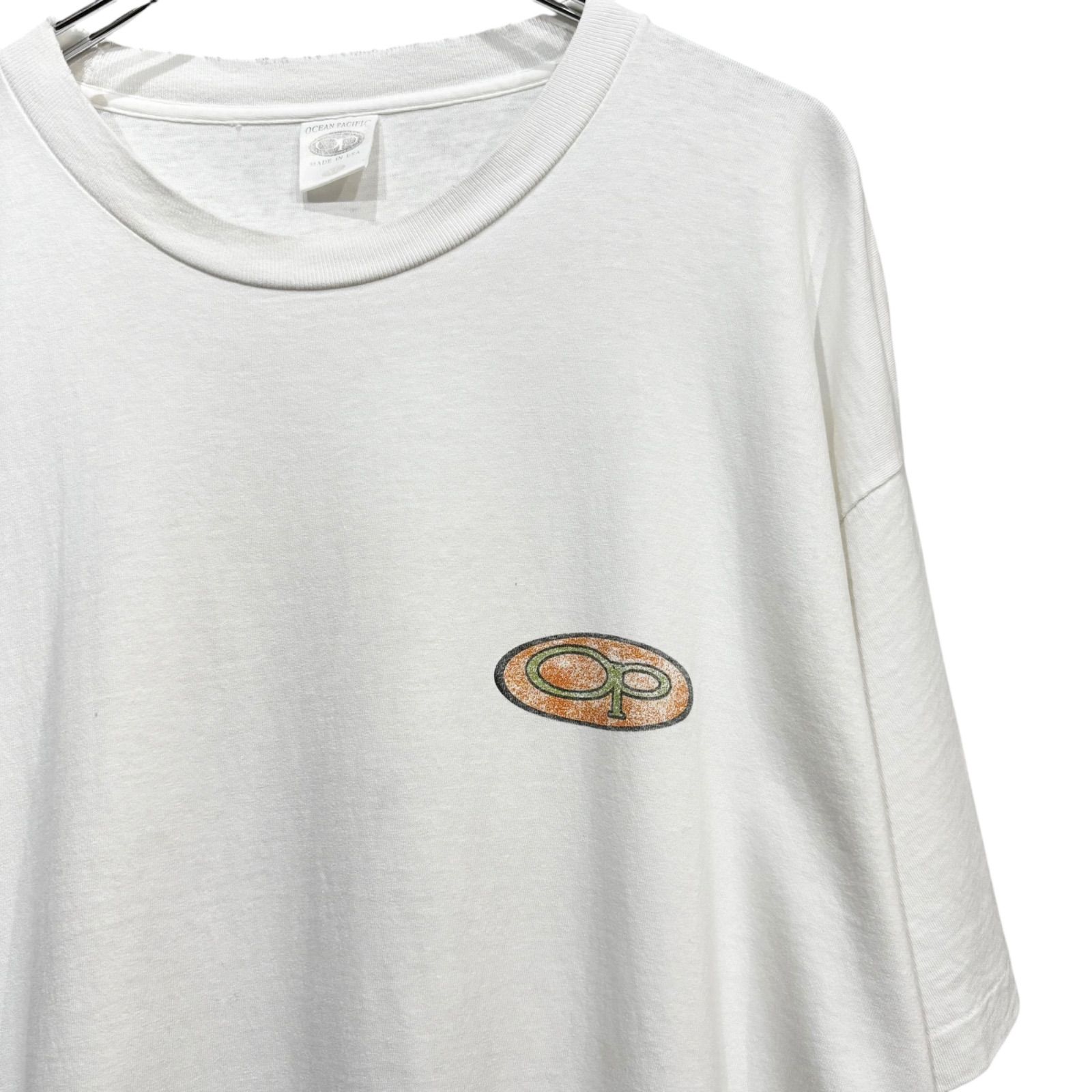 Rare】 90s Ocean Pacific Old Surf Print T-Shirt Made in USA