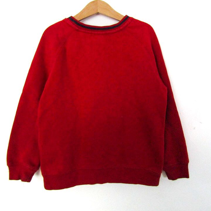 RALPH LAUREN スウェット　ベアー プリント レッド　キッズ160 Polo ベア フリース スウェットシャツ