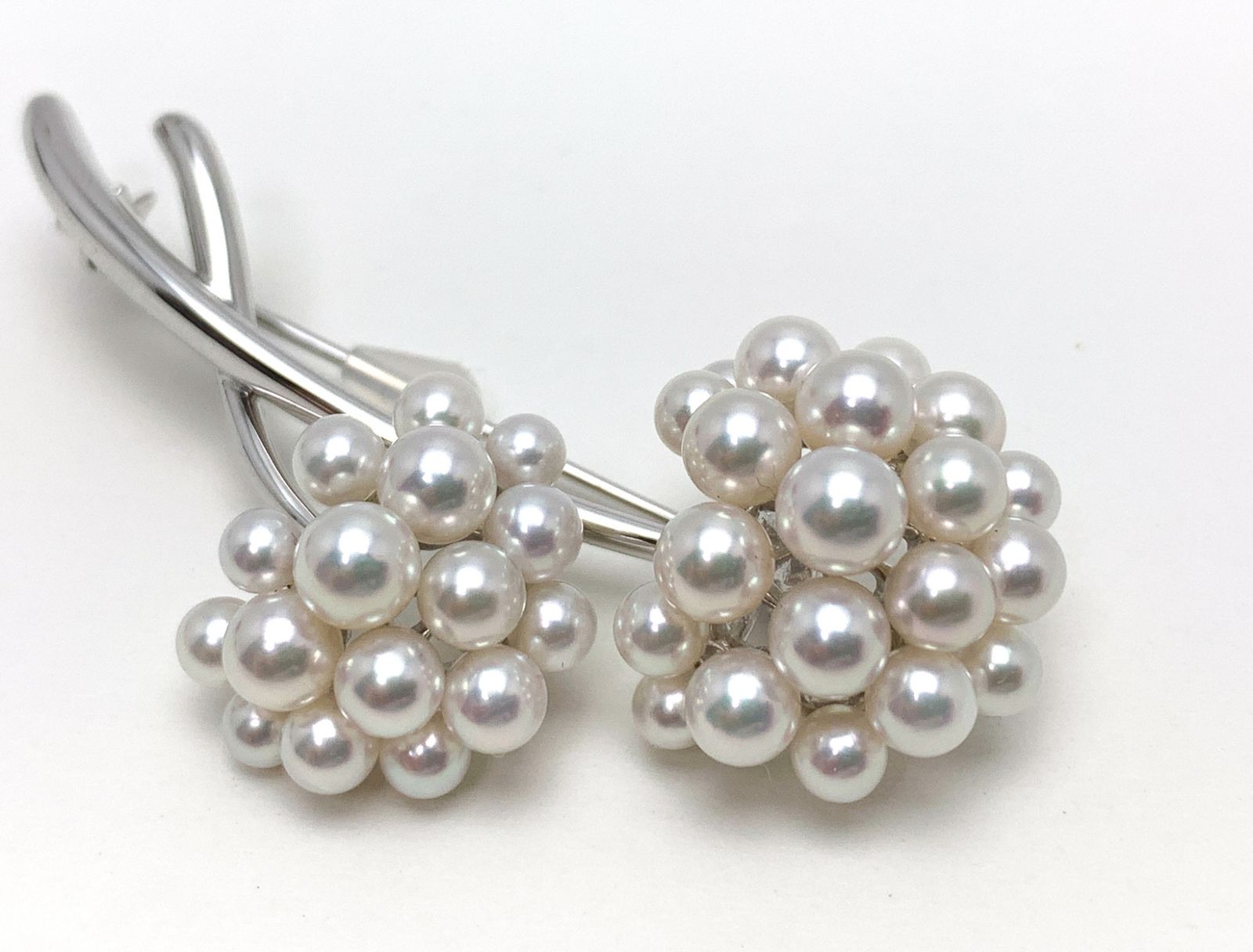 MIKIMOTO ミキモト K18WG 18金ホワイトゴールド 真珠 アコヤベビー