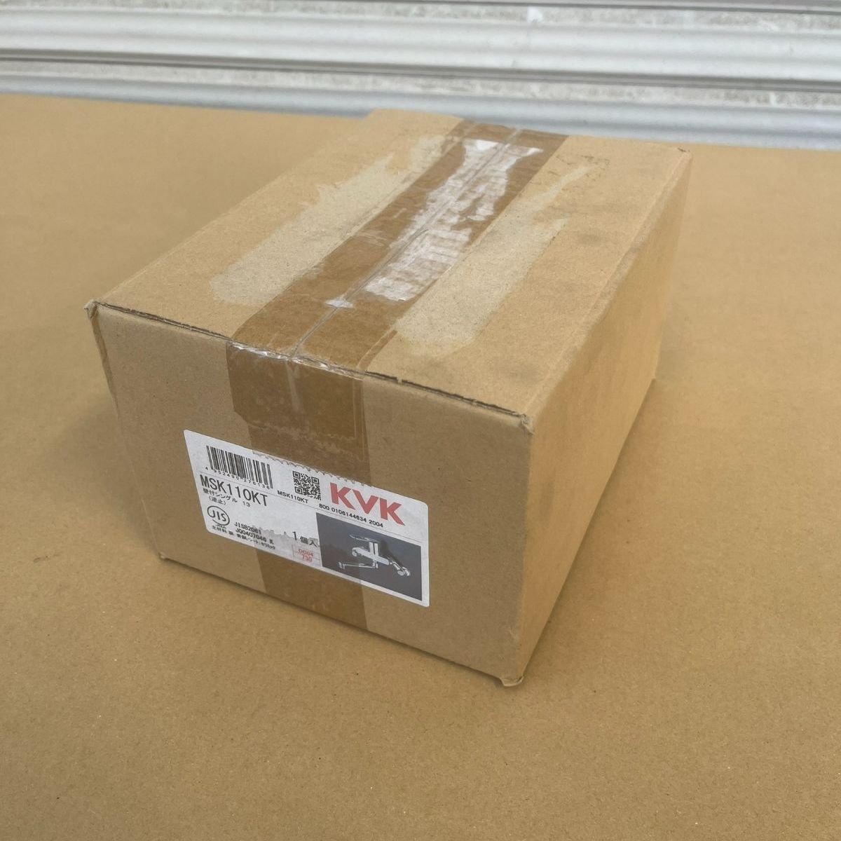 未拆封 KVK 水栓金具 シングル混合栓 MSK110KT