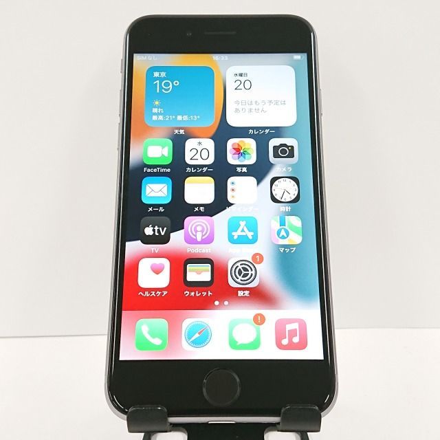 iPhone6s 16GB ドコモ スペースグレイ 送料無料 本体 c08529