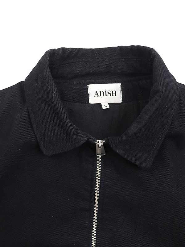 ADISH アディッシュ 18SS パレスチナ刺繍ジップブルゾン ブラック L 