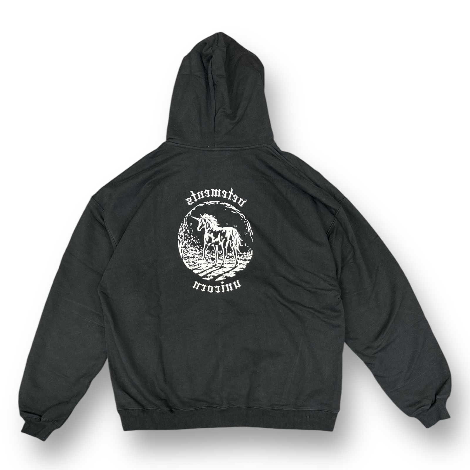 TO VETEMENTS 22SS Double Unicorn Hoodie ダブルユニコーン プリント 