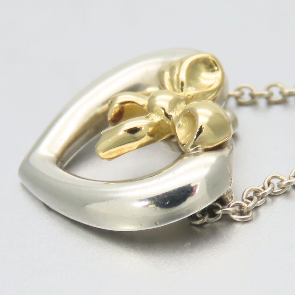 中古】 ティファニー ネックレス シルバー925 K18YG 約2.9g シルバー  