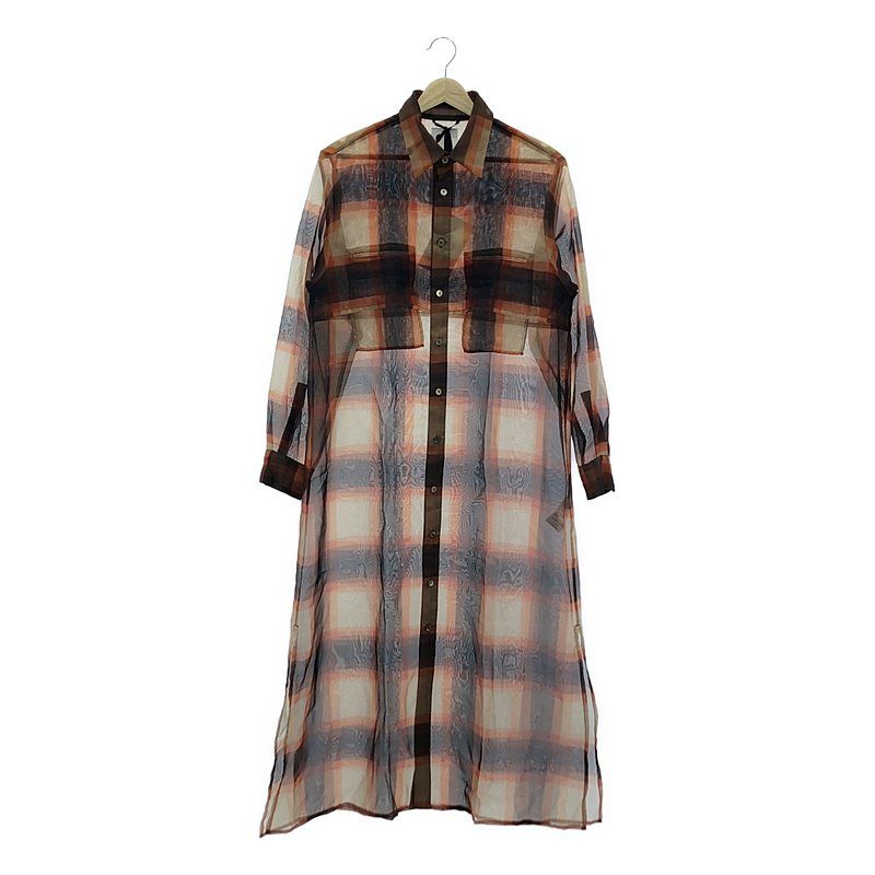 美品】 MIOSMOKEY / ミオズモーキー | チェック シアー シャツ  