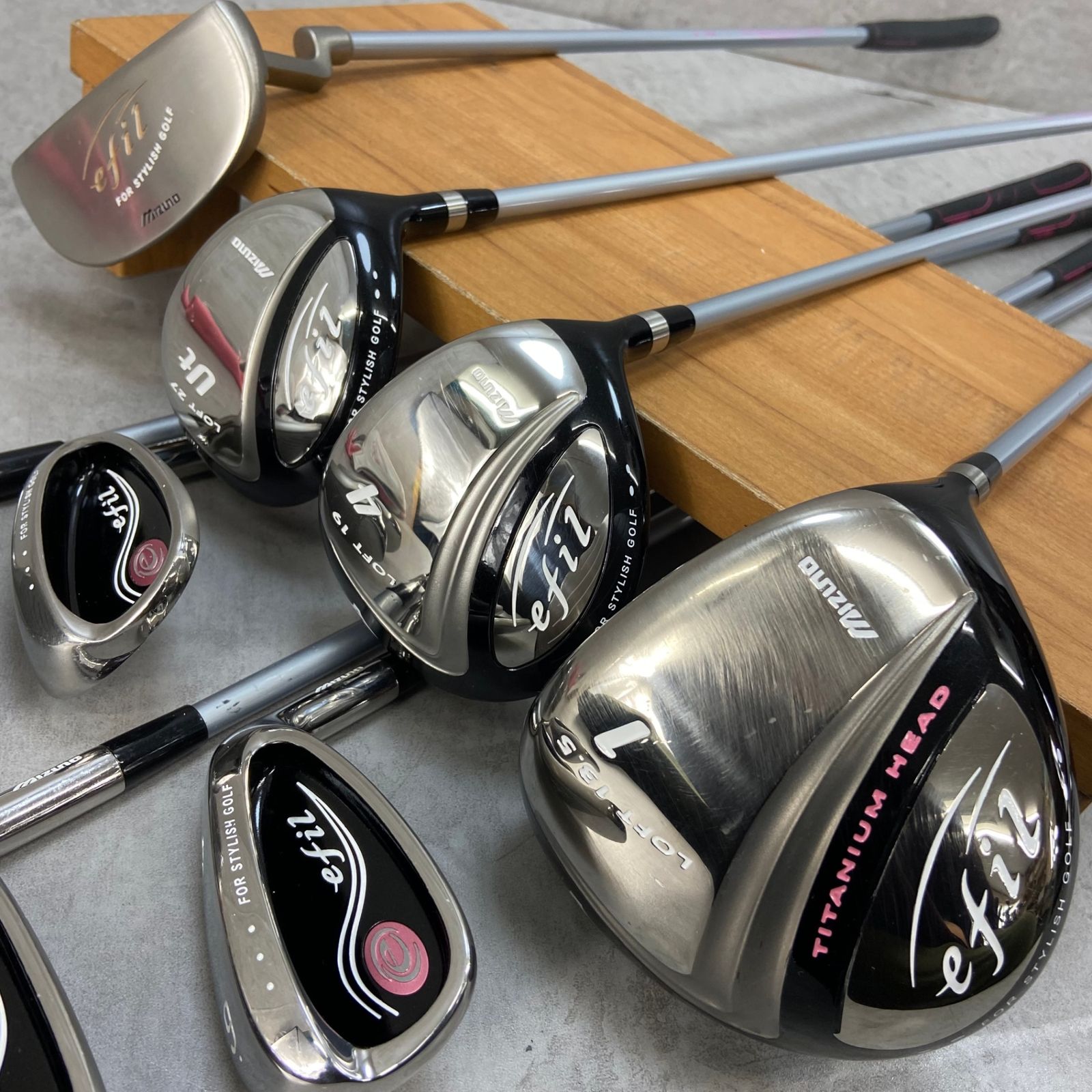 MIZUNO zephyr レディース 8本 右利き FLEXL 良品 ミズノ ゼファー