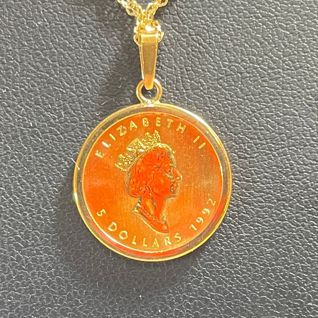 k18刻印ありツイストリングネックレス k18刻印ありツイストリングネックレス