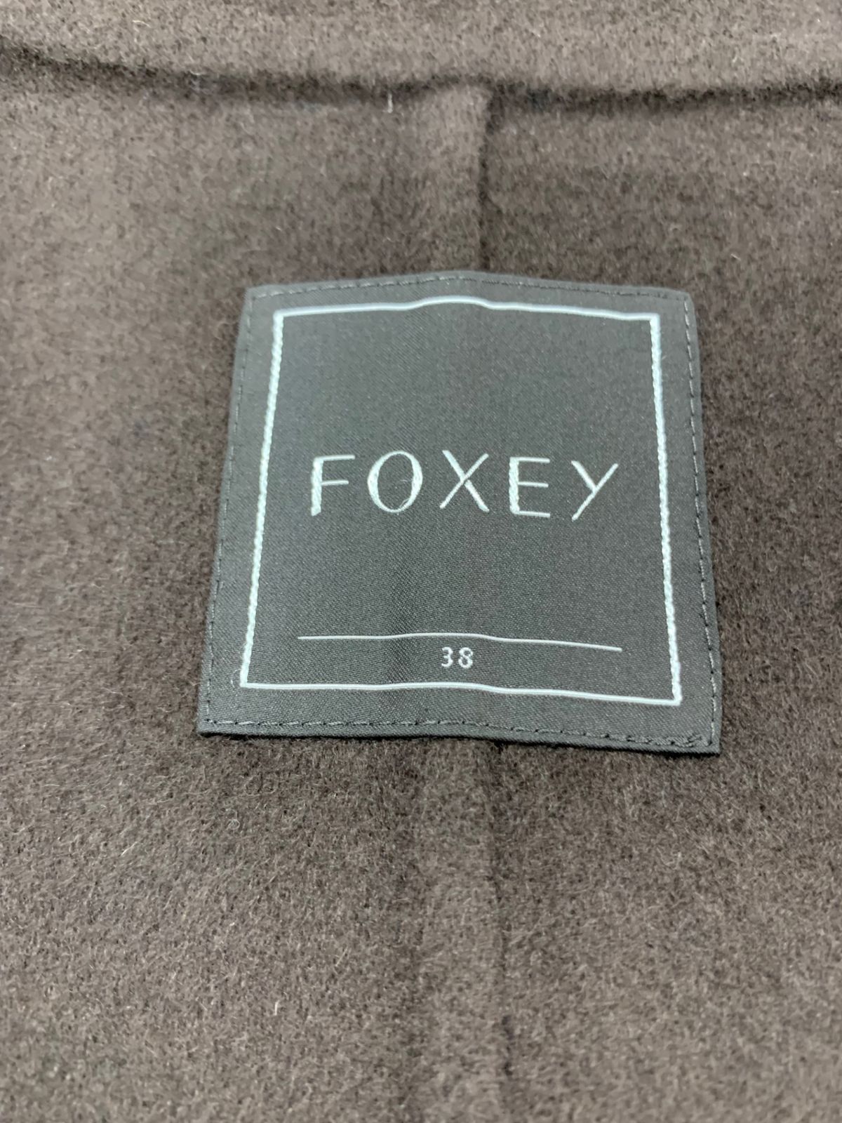 フォクシー リリークラシック ダブルフェイス 37278 コート 38  