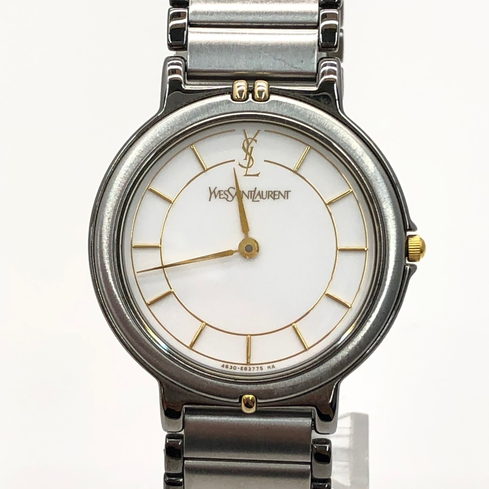 YSL 腕時計 クォーツ シルバー 稼働品 11-863 - メルカリ