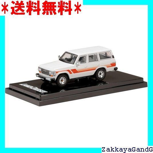 Hobby JAPAN 1/64 トヨタ LANDCRUISER 60 GX 1988 / オプションサイドステッカー ホワイト 完成品 HJ642039BW 167