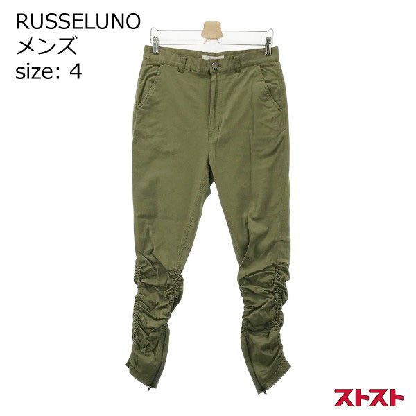RUSSELUNO ラッセルノ シャーリング スキニーパンツ ルチャ カーキ系 4 ［240101044685］