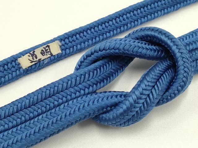 平和屋着物● 上 有職組紐道明 帯締め 冠組 瑠璃紺色 宮内庁御用 国立博物館御用 東京芸術大学御用 AABA9935ay