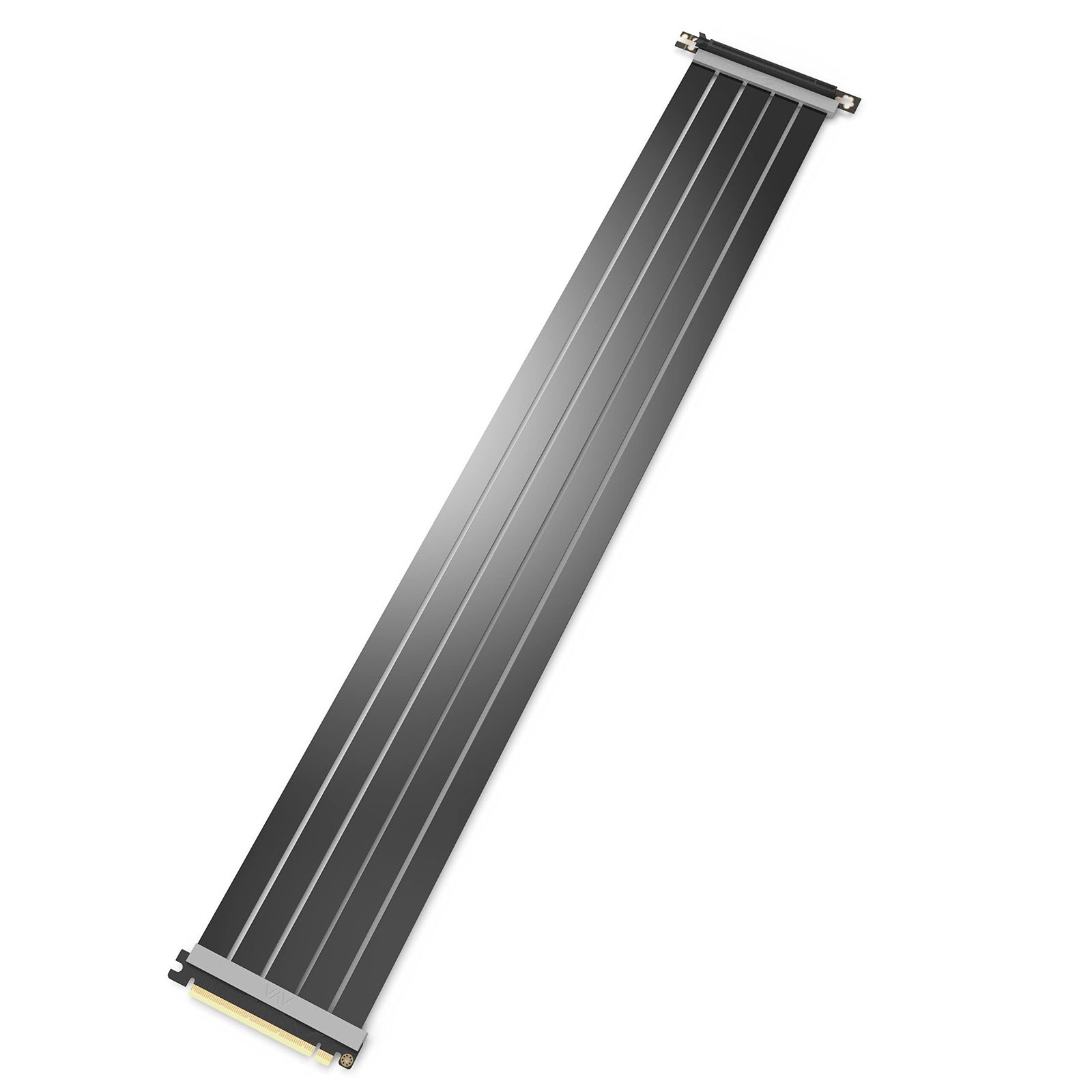 【特価商品】- AVA PCIe 4.0 Gen 4 LINKUP x16 ライザーケーブル - RTX 4090 RX7900 対応 - ゲームのパフォーマンスを飛躍的に向上させよう - 90度ブラック (50 cm)