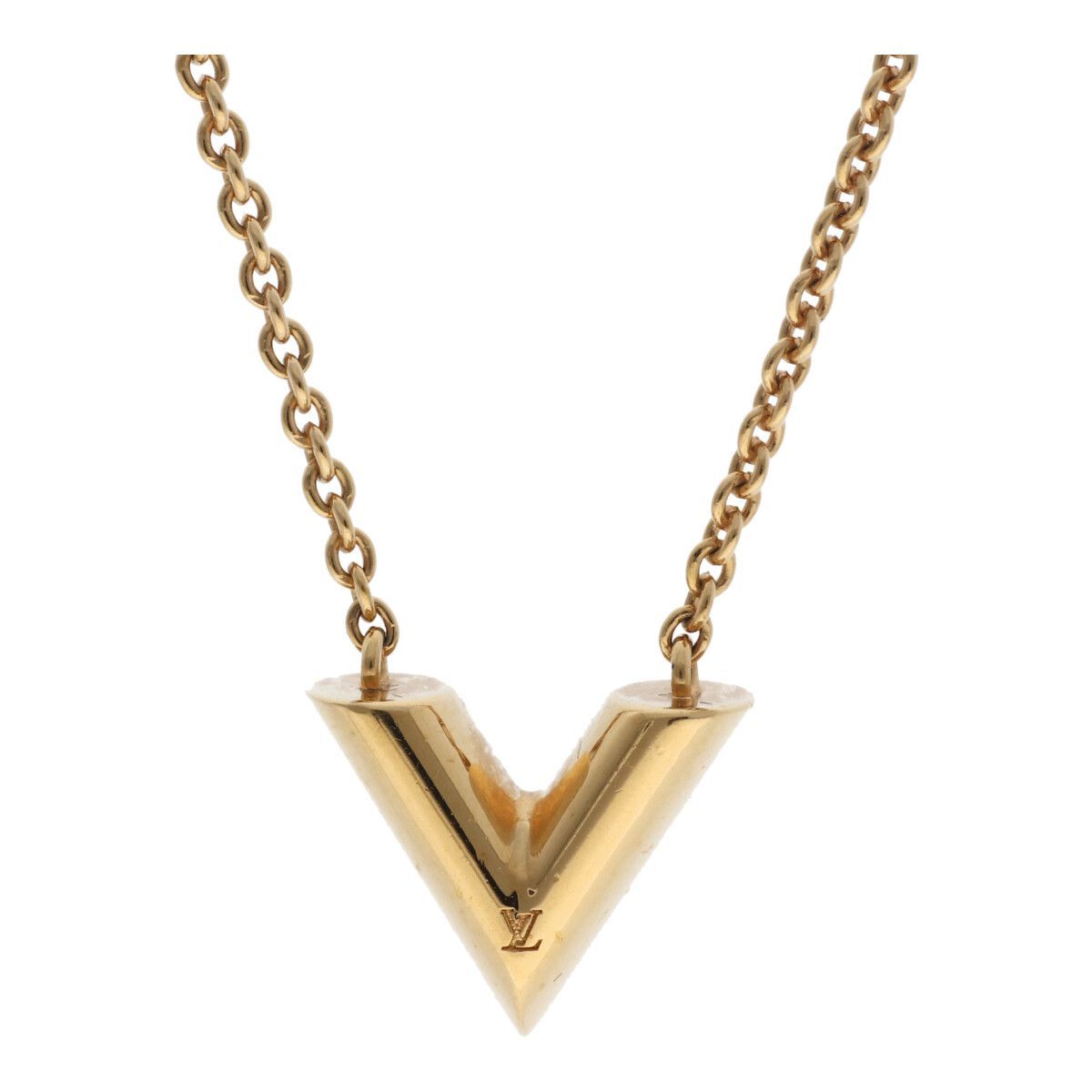 LOUIS VUITTON ルイ ヴィトン ネックレス･エセンシャル V ネックレス ペンダント M61083 LV ネックレス エセンシャル V 24011363 LI