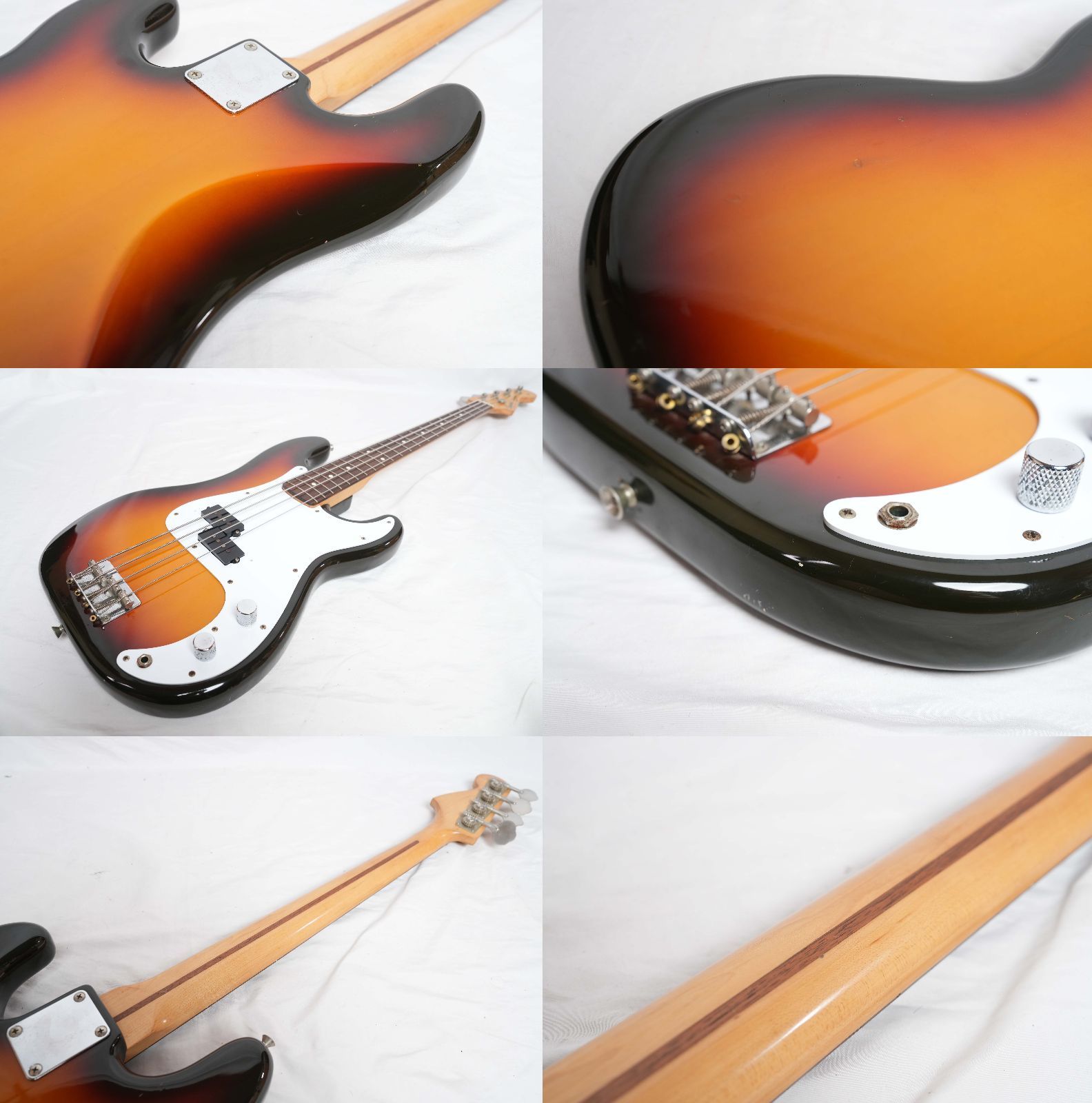 ☆Squier by Fender☆SPB-33 PRECISION BASS 3TS Silver Series